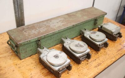 Alternative view of Maschinen-Transportrolle Panzerrolle 4 Stück von unbekannt - Auflagehöhe 110 mm