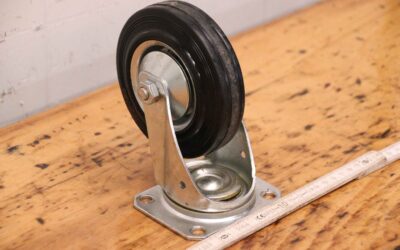 Alternative view of Lenkrolle 2 Stück von unbekannt - Ø 125 x 37 mm