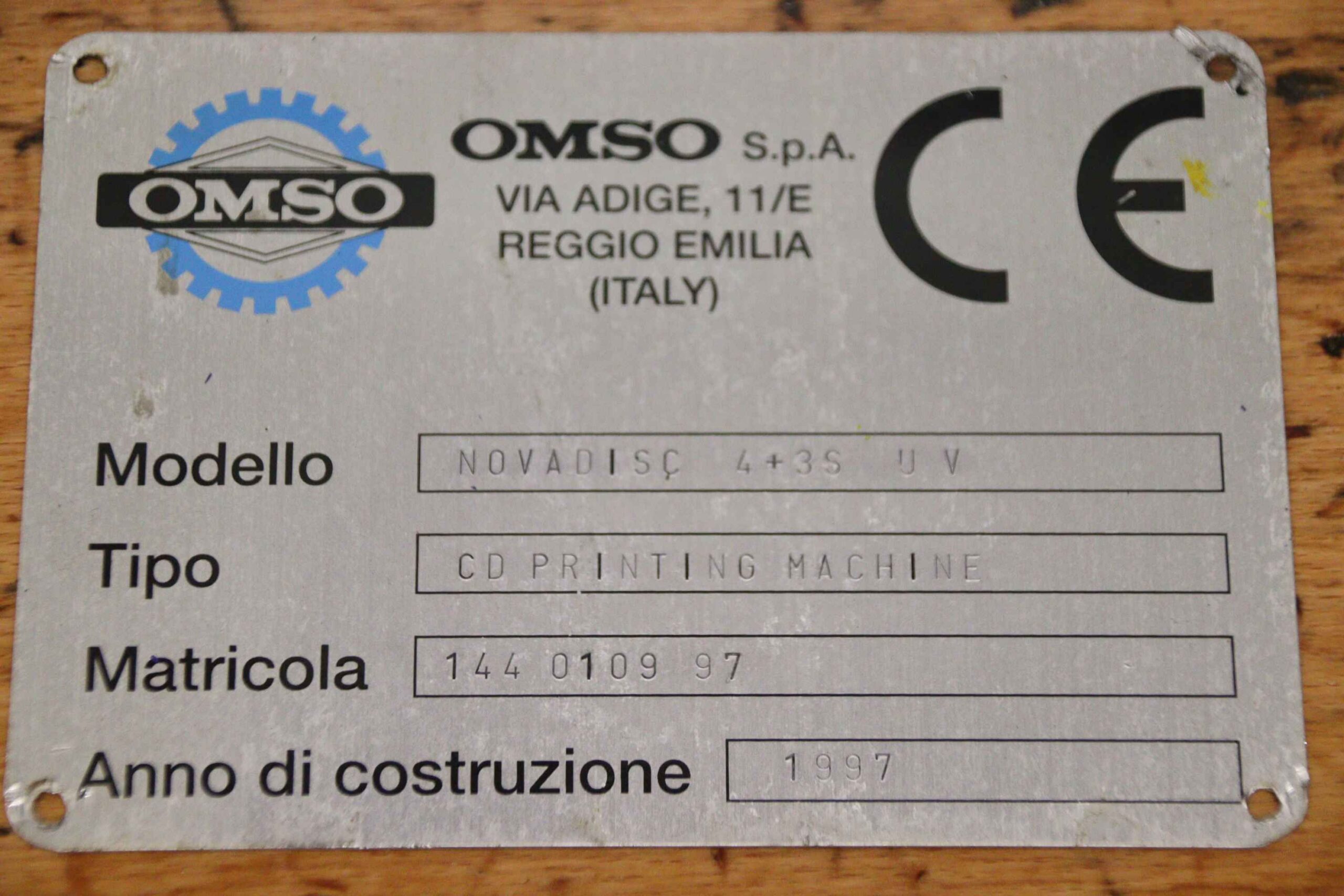 Bedienteil Operator Panel von Basler OMSO - Novadisc 4+3S UV – Bild 8