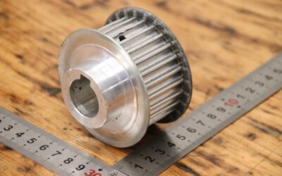 Zahnriemenscheibe von Alu - Ø 75 mm Riemenbreite 32 mm