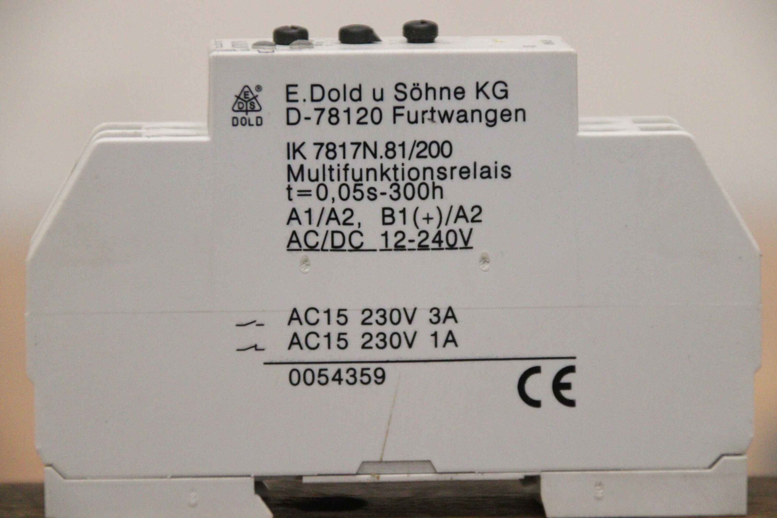 Zeitrelais von Dold - IK 7817N.81/200 – Bild 4