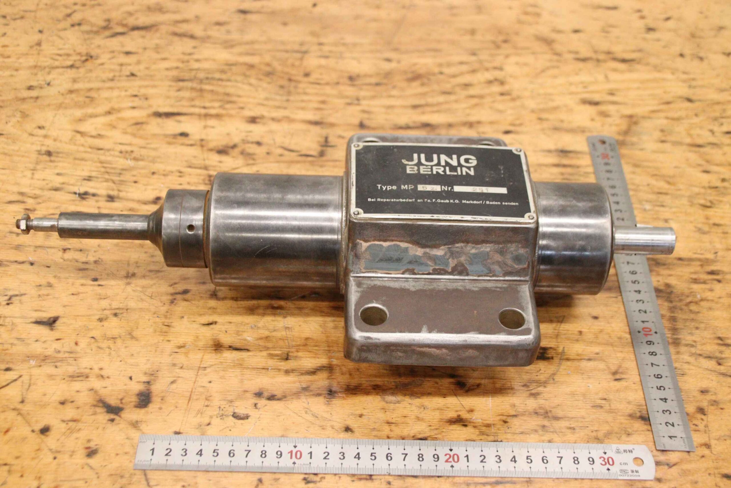 Maschinenspindel Schleifspindel von Jung - MP 5z – Bild 3