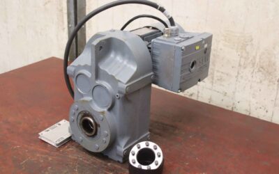 Getriebemotor 0,075/0,37 kW 1,2-6,1 U/min von SEW-Eurodrive - FH67BDT71D4/BMG/MM03/RA1A/KPF6