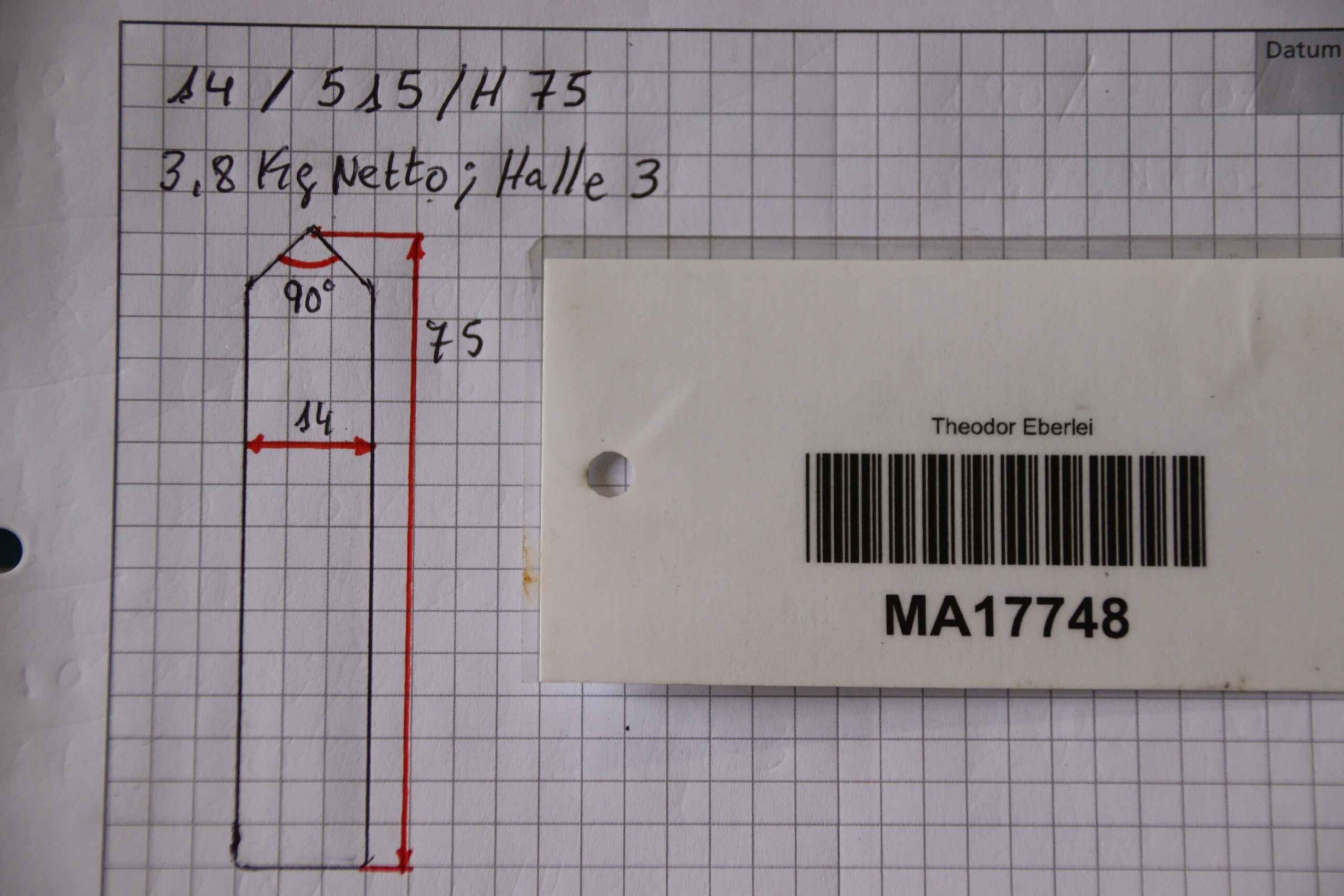 Abkantwerkzeug 515 mm von unbekannt - 14 x 75 mm 90° – Bild 6