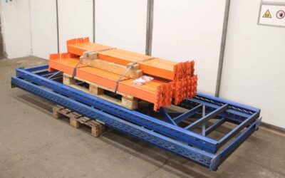 Palettenregal von unbekannt - Feldbreite 1800 mm / 2 Felder / Höhe 3200 mm