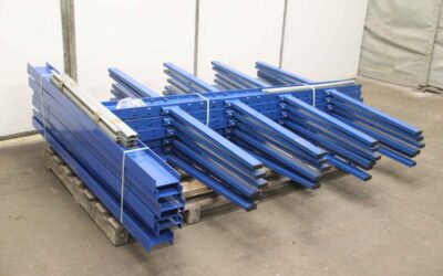 Kragarmregal doppelseitig von LBE - Höhe 2500 mm  5 Felder