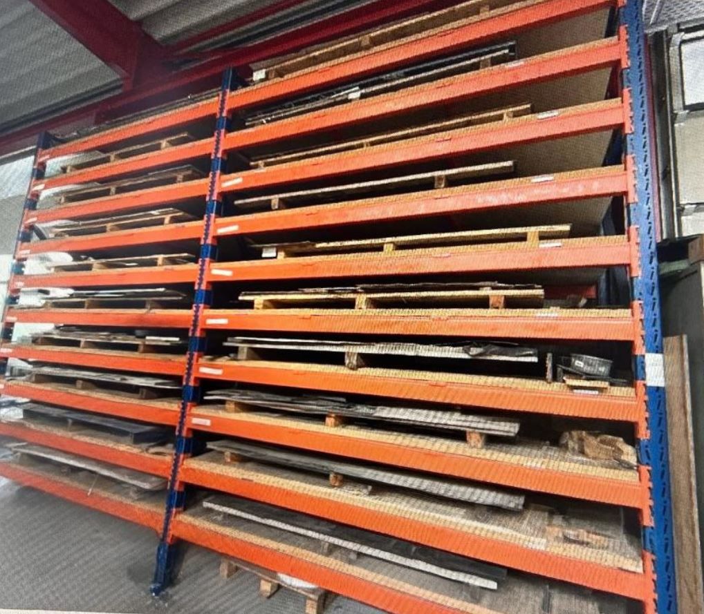 Palettenregal mit Lagerböden von unbekannt - Feldbreite 2680 mm / 2 Felder / Höhe 3780 mm – Bild 8