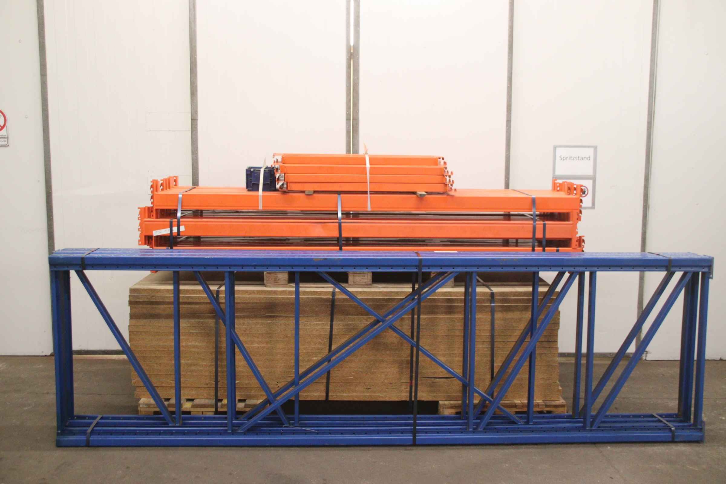 Palettenregal mit Lagerböden von unbekannt - Feldbreite 2680 mm / 2 Felder / Höhe 3780 mm – Bild 3