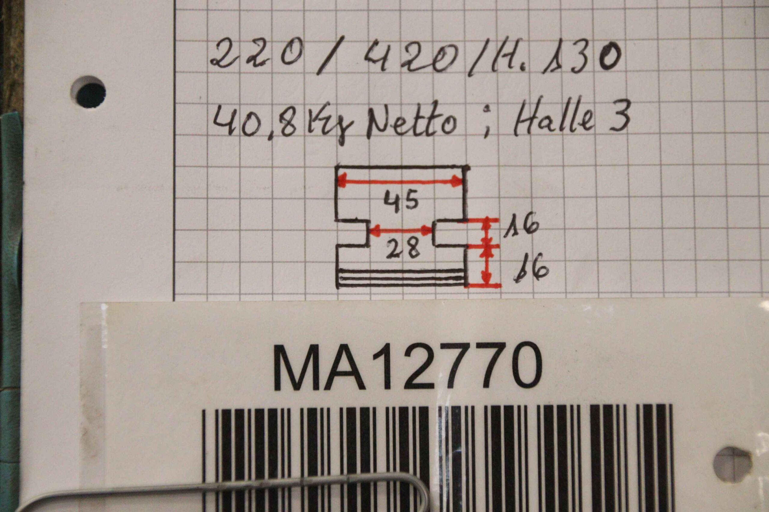 Wechselbacken 3 Satz von Forkardt - Breite 45 mm schrägverzahnt – Bild 10