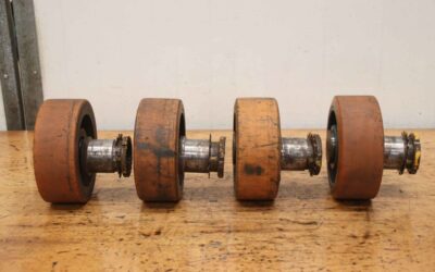Schwerlastrollen 4 Stück von unbekannt - Ø 200 x 80 mm