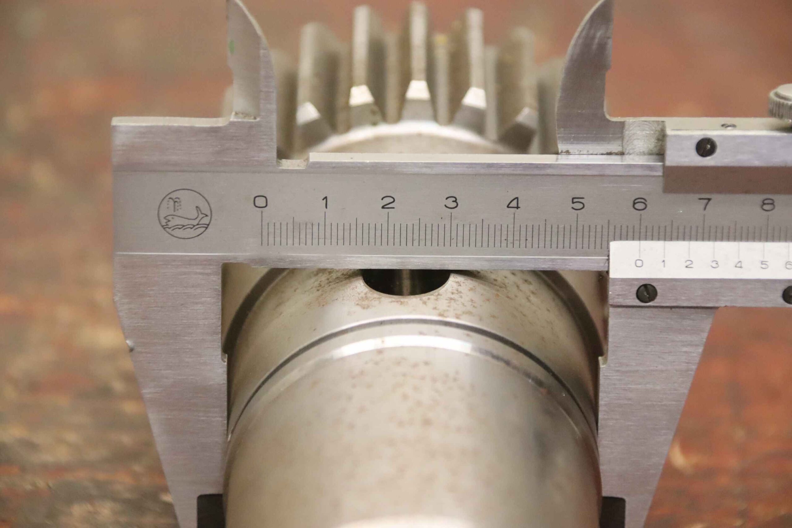 Zahnradwelle von unbekannt - Ø 81 x 175 mm / 25 Zähne / Modul 3 – Bild 8