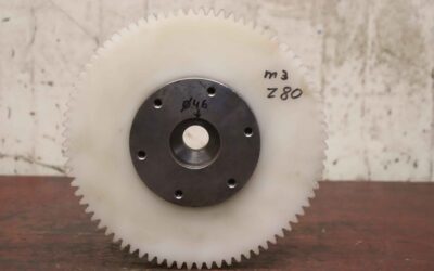 Zahnradwelle von unbekannt - Ø 246 x40 mm / 80 Zähne / Modul 3 – Bild 5