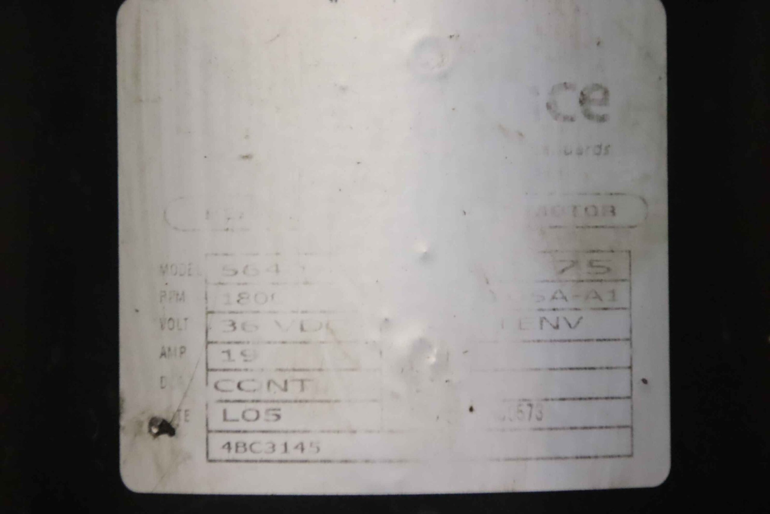 Gleichstrommotor 1800 U/min von Advance - 36 VDC 564 – Bild 4
