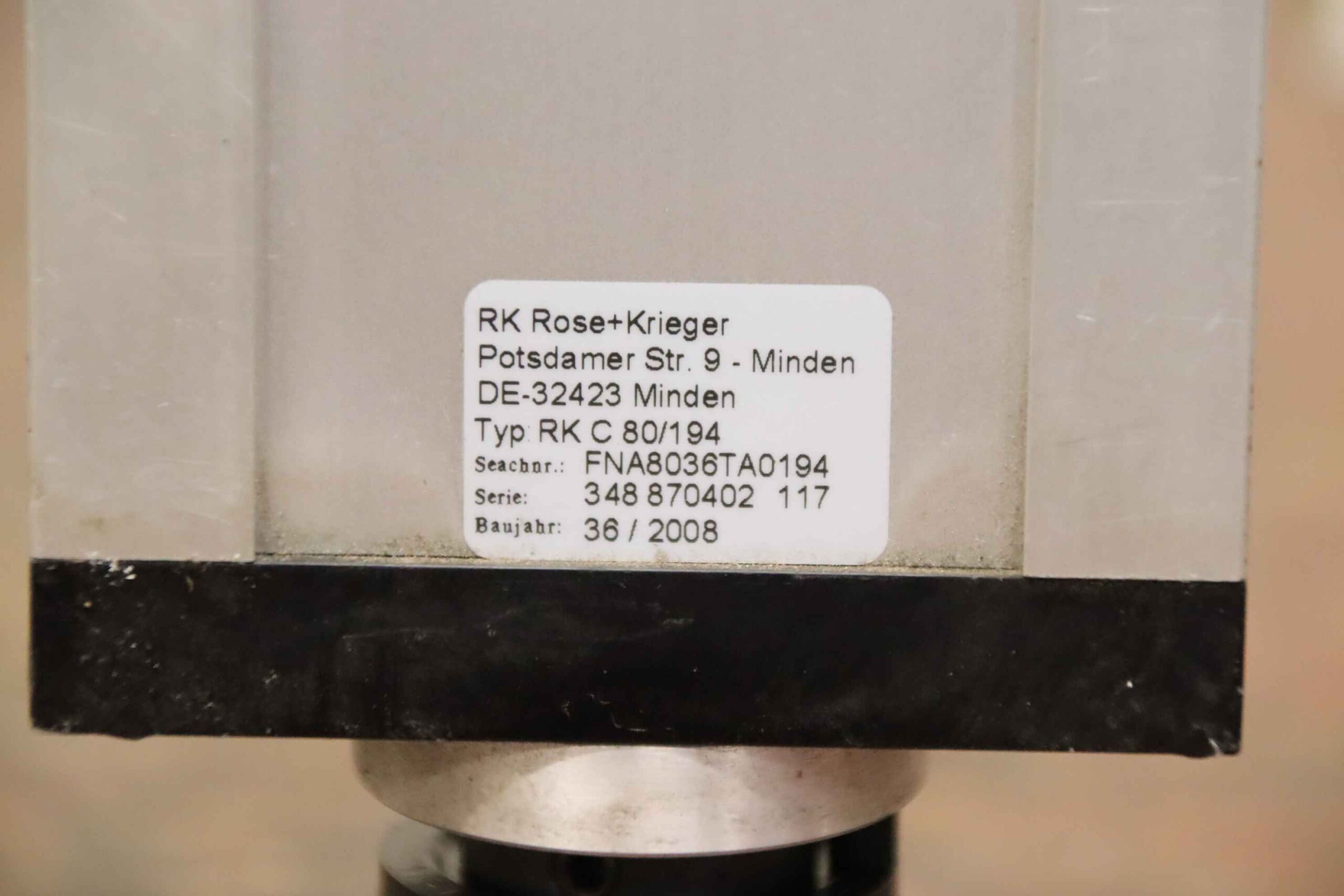 Linearantrieb Positioniertisch Hublänge 50 mm von RK Rose+Krieger - RK C 80/194 – Bild 6