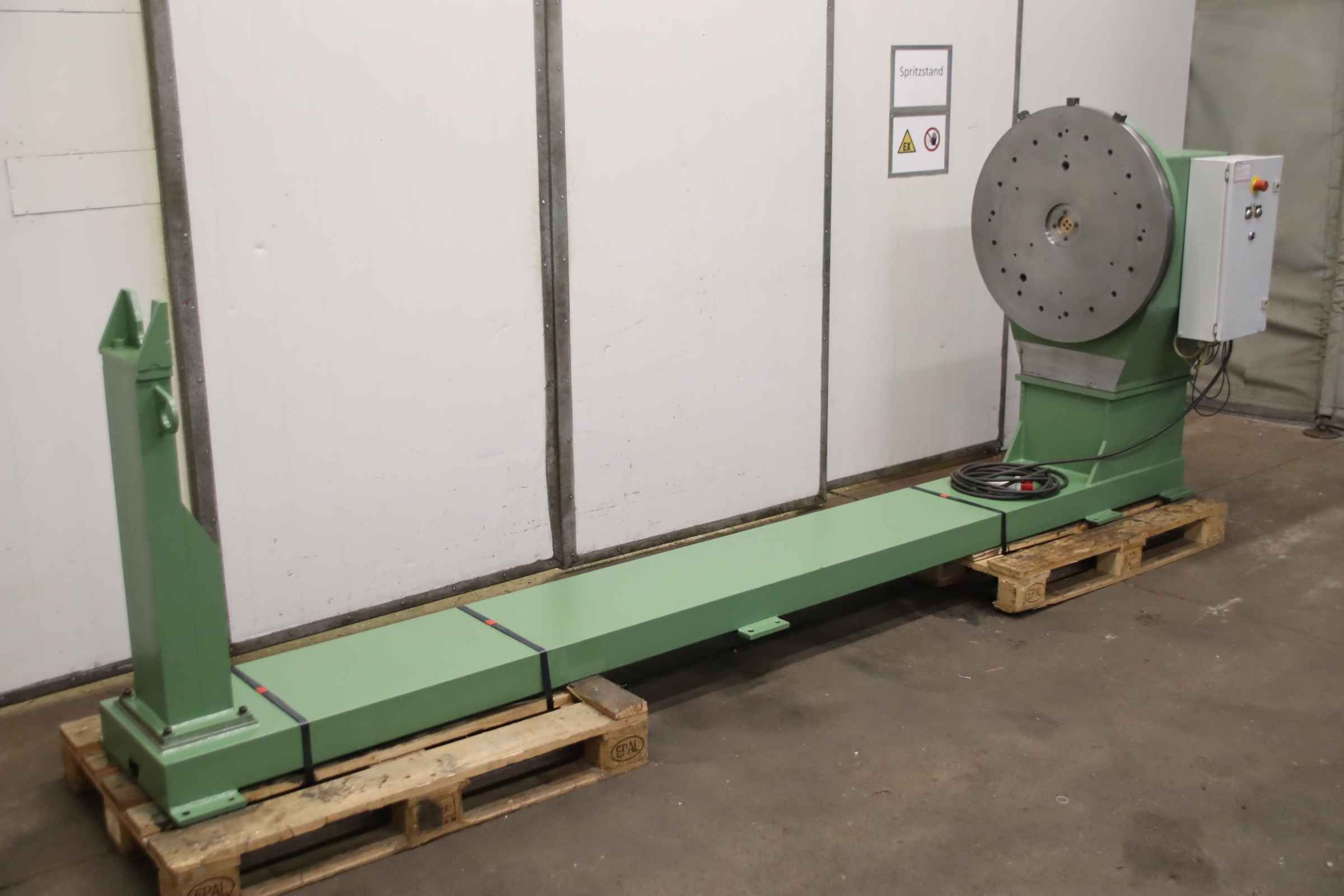 Schweißdrehvorrichtung von unbekannt - Drehlänge 3130 mm – Bild 2