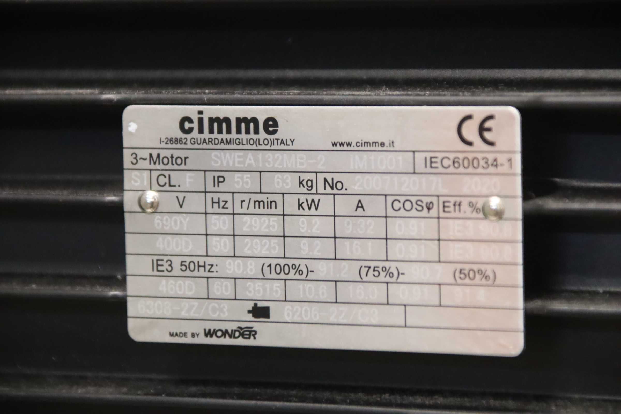 Druckgebläse 9,2 kW von cimme - CBJ G06330 E4 RD Lüfterrad Ø 660 mm – Bild 10