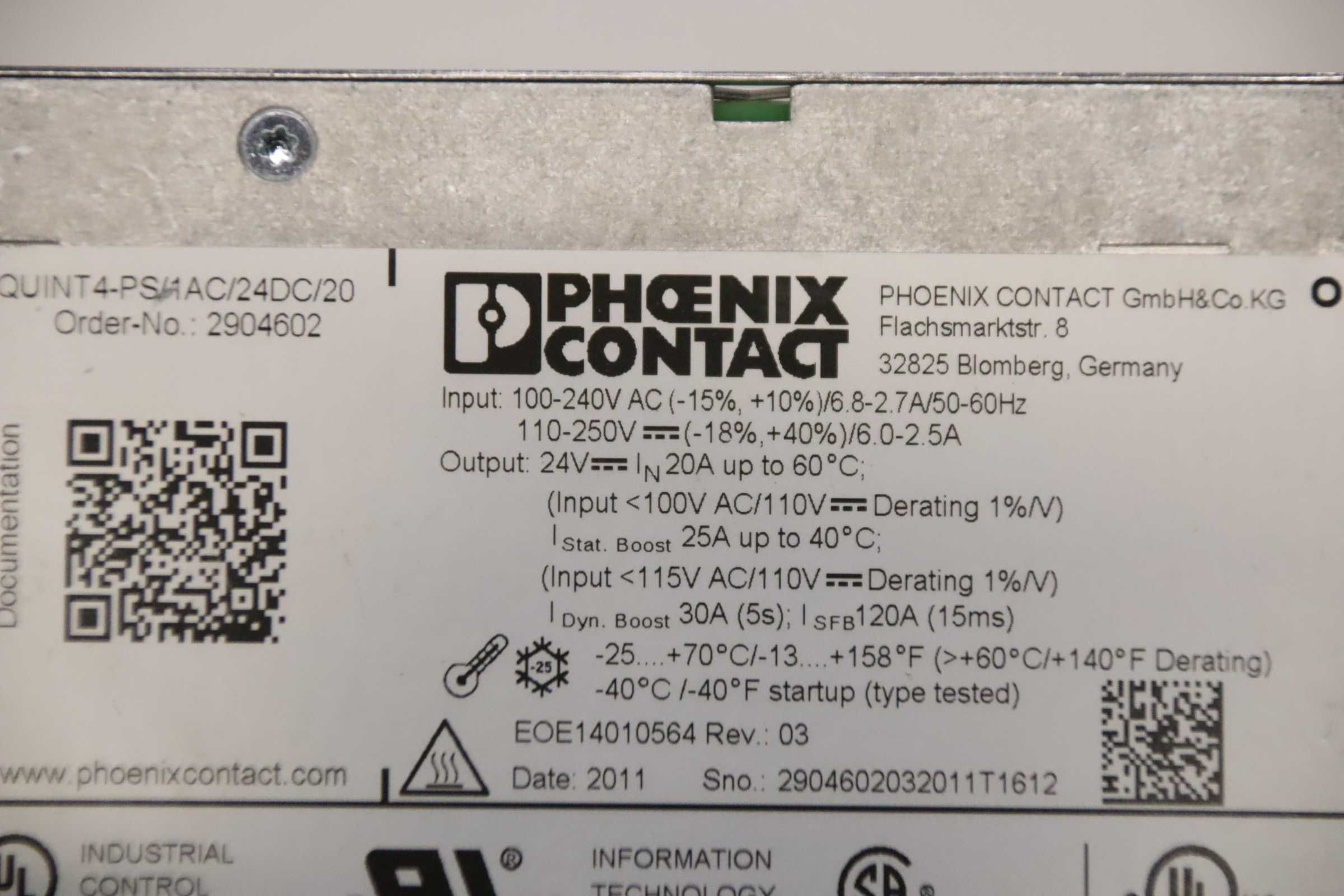 Netzteil Stromversorgung von Phoenix Contact - QUINT4-PS/1AC/24DC/20 – Bild 5