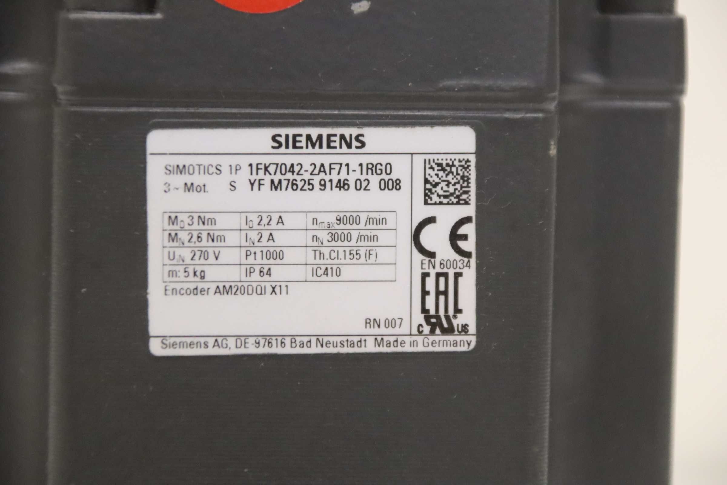 Servomotor von Siemens - 1FK7042-2AF71-1RG0 – Bild 14