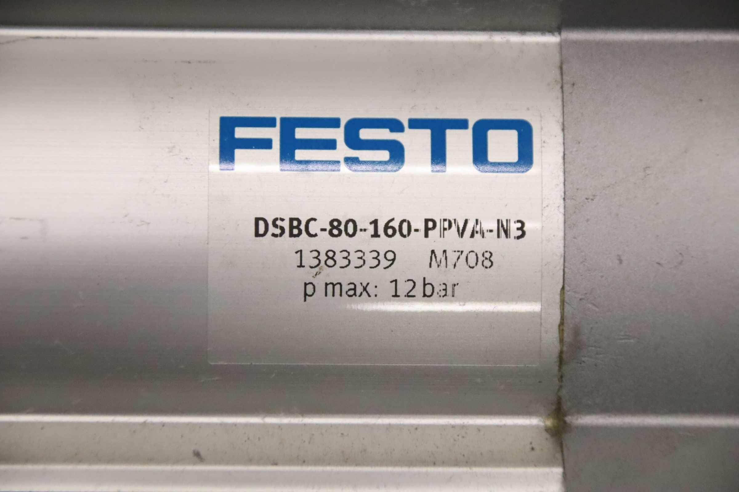 Pneumatikzylinder von Festo - DSBC-80-160-PPVA-N3 Hub 160 mm – Bild 4