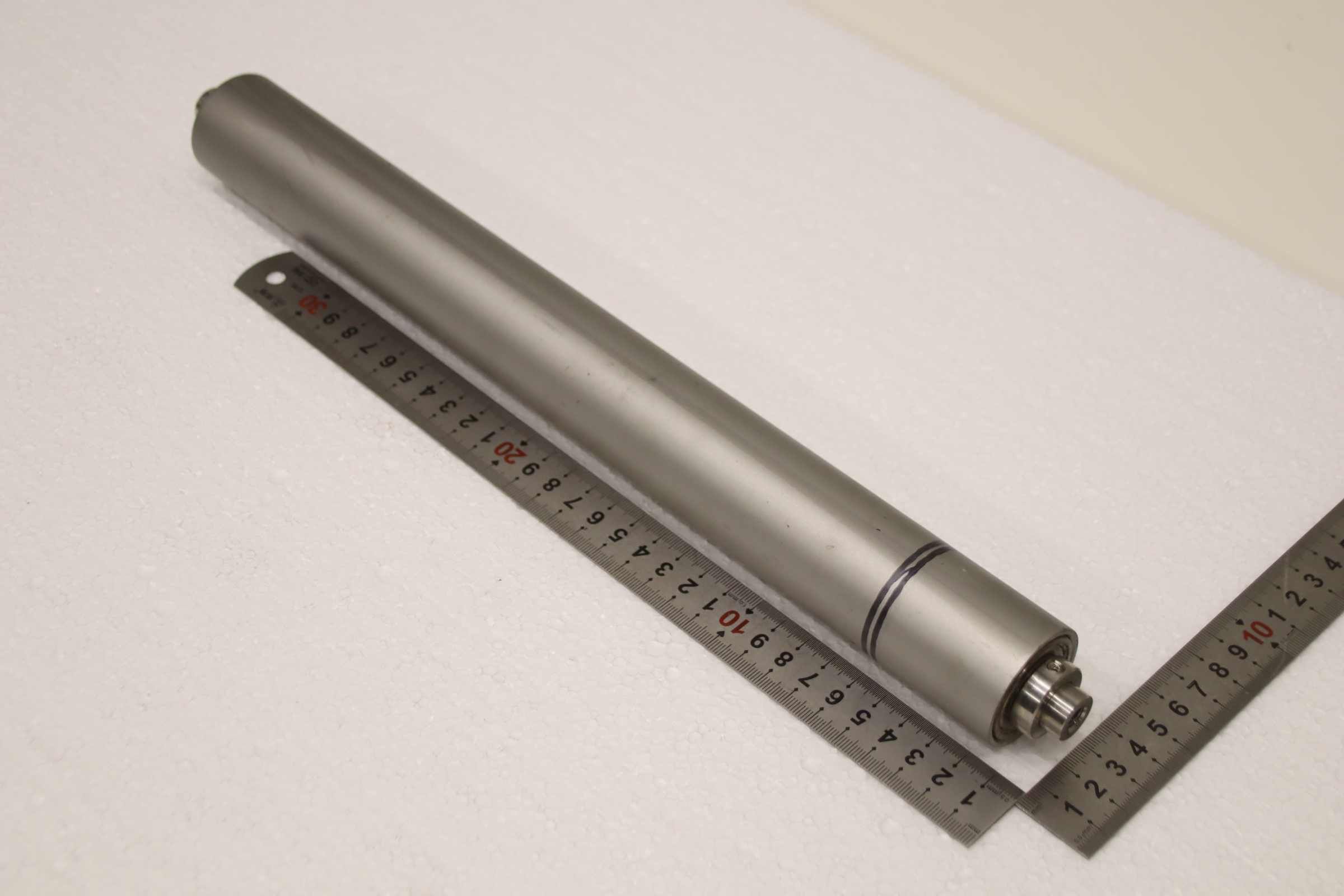 Förderbandrollen Transportrollen von Edelstahl - Ø 40 x 395 mm