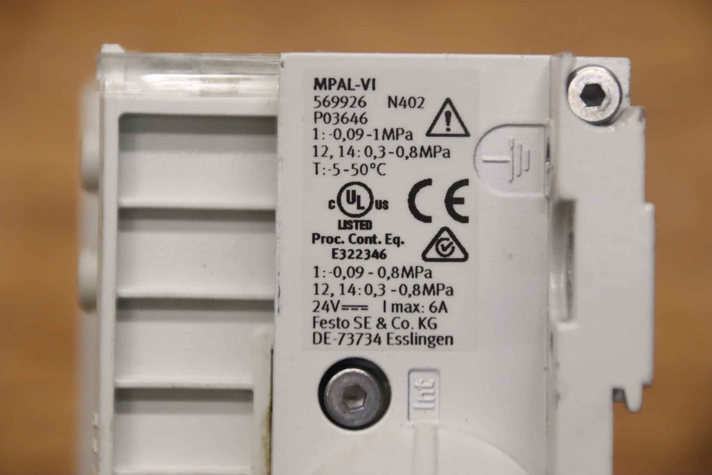 Ventilinseln von Festo - MPAL-VI 569926 – Bild 4