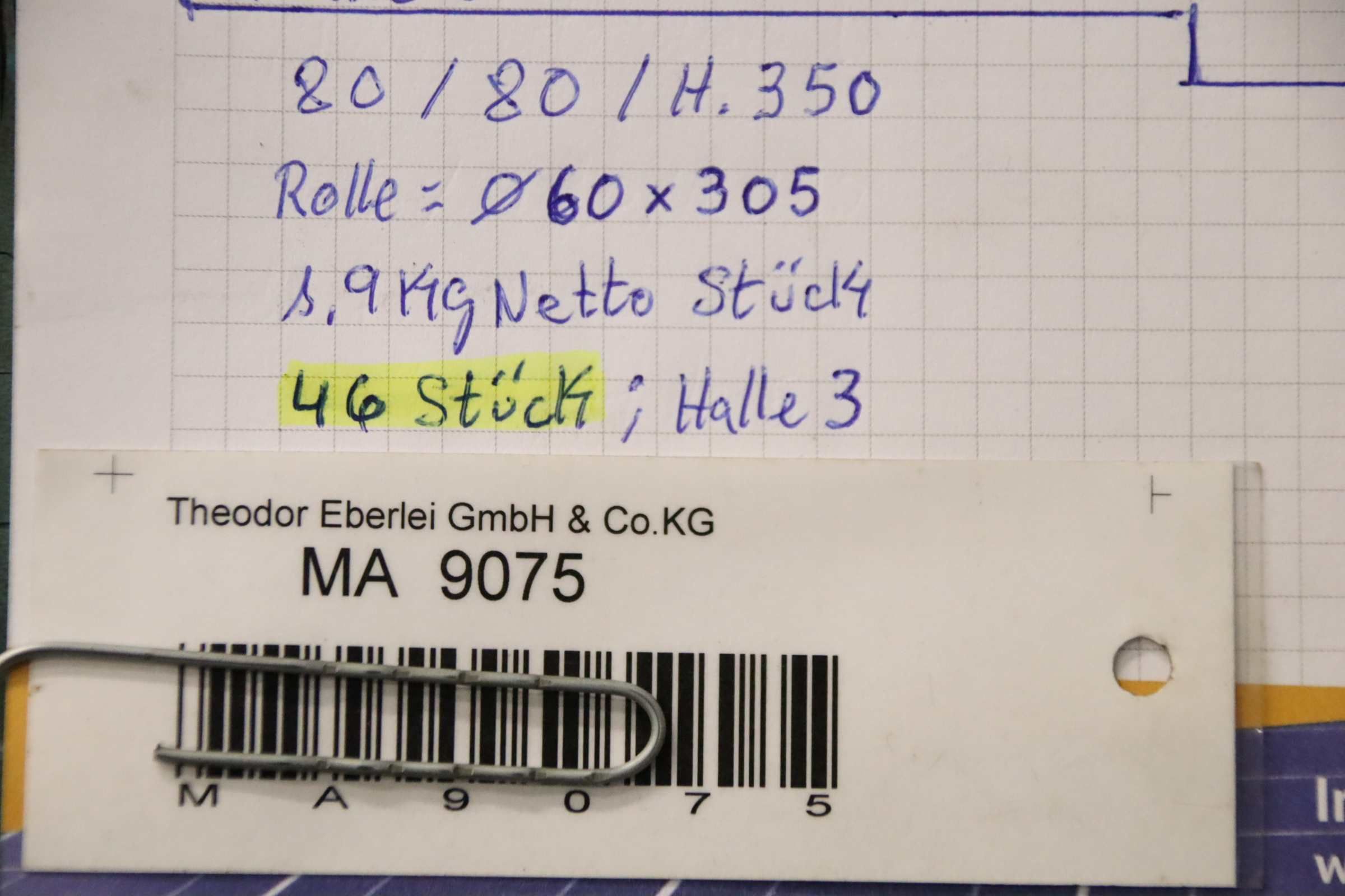 Förderbandrollen Transportrollen von unbekannt - Ø 60 x 305 mm – Bild 7