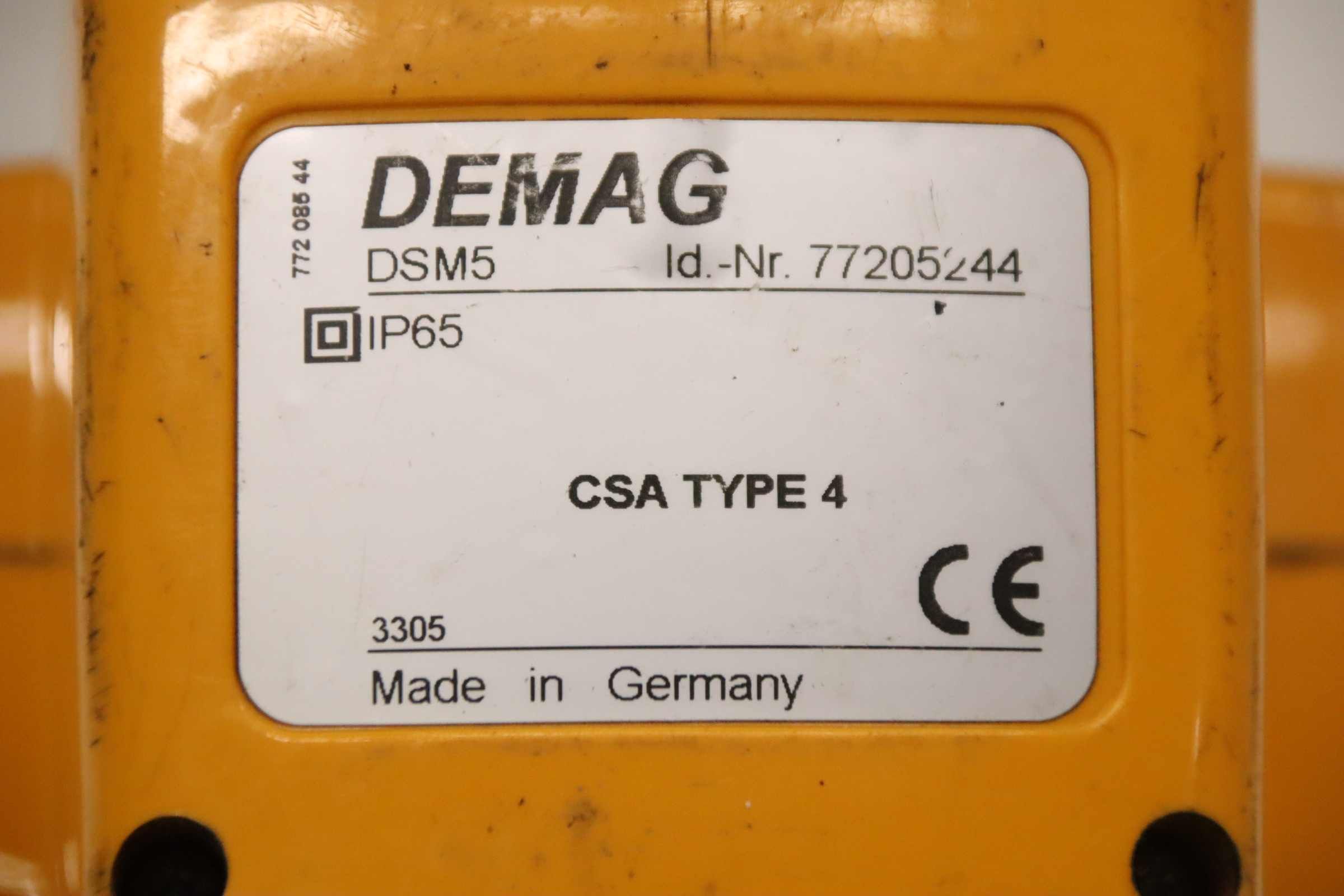 Kranfernbedienung von Demag - DSM5 CSA Type 4 – Bild 4