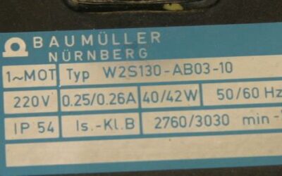 Drehstrom-Synchronmotor von Baumüller SEW - DSOG 71-S – Bild 4