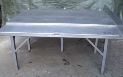 Edelstahltisch doppelt von unbekannt - Typ 2000x1800
