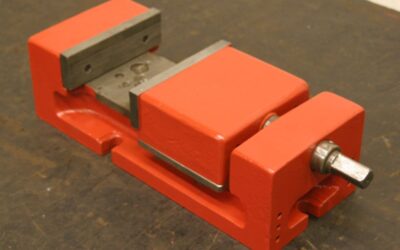 Alternative view of Maschinenschraubstock von Stahl - Spannweite 105 mm