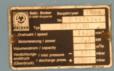 Alternative view of Vakuumpumpe 60 m³/h von Becker - DVT 2.60
