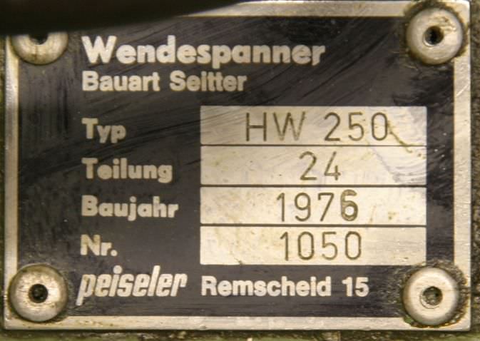 Wendespanner von peiseler - HW 250 – Bild 6