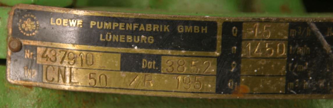 Kreiselpumpe von LOEWE - CNL50/R195 – Bild 4