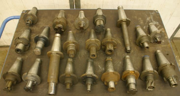 Fräsaufnahmen 21 Stück von GERA - SK50 – Bild 2