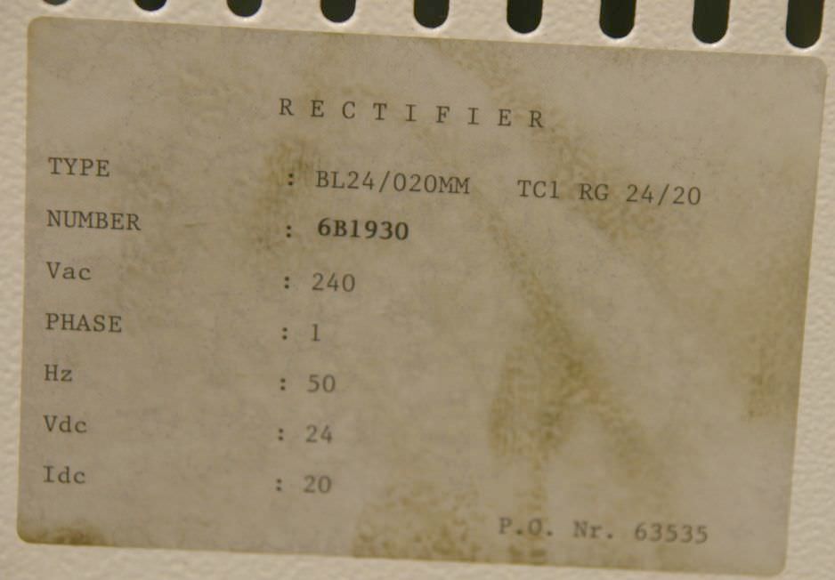 Ladegerät für Stapler 24 V 20 A von Dry Bul - BL24/020MM – Bild 11