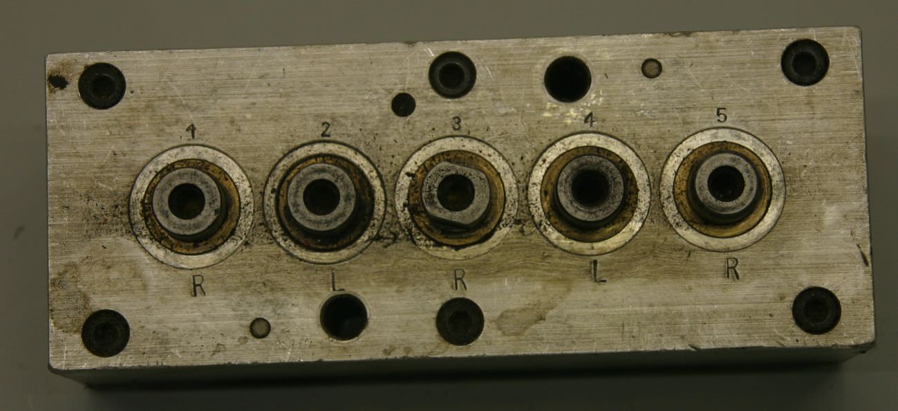 Mehrspindelkopf 5 Bohrer von Nottmeyer - 32 Lochabstand – Bild 3