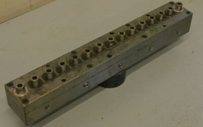 Mehrspindelkopf 15 Bohrer von Nottmeyer - 32 Lochabstand