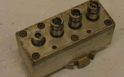 Mehrspindelkopf 4 Bohrer von Nottmeyer - 32 Lochabstand