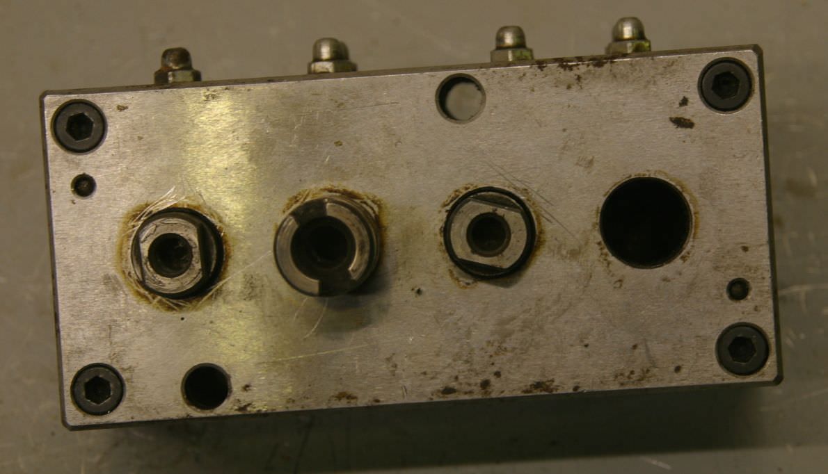 Mehrspindelkopf 3 Bohrer von Nottmeyer - 32 Lochabstand – Bild 3