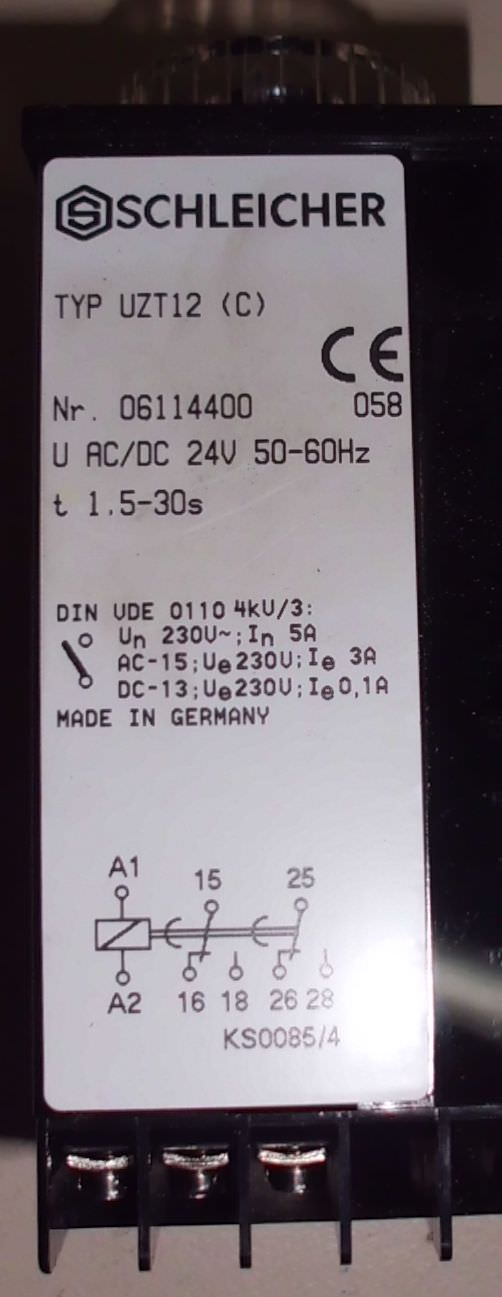 Relais von Schleicher - UZT12 – Bild 4