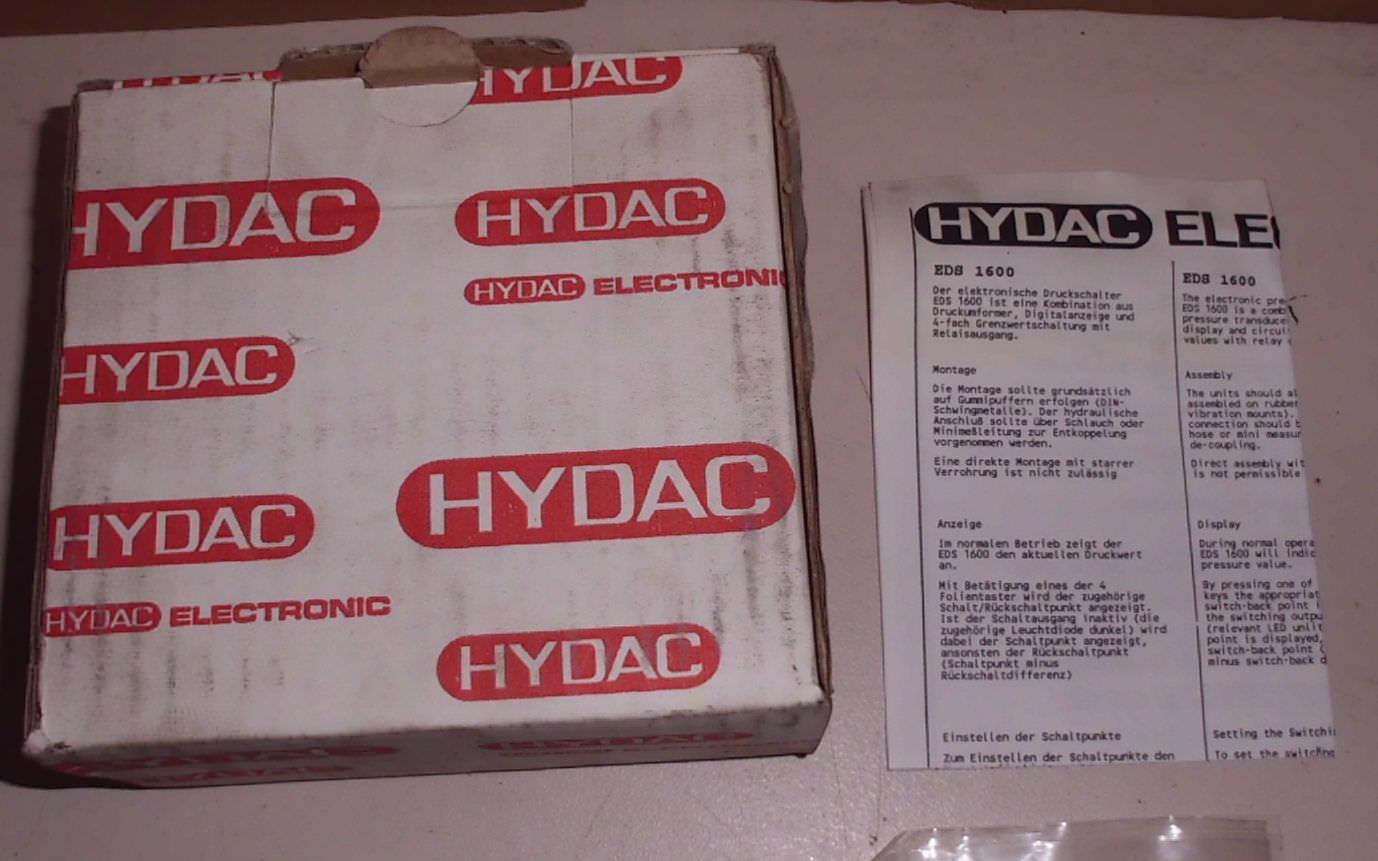 Pneumatikdruckschalter von Hydac - EDS 1691-N-C-016-000 – Bild 3