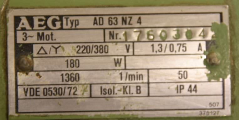 regelbarer Getriebemotor 4 kW 14-70 U/min von Prym - L75-U24-B14 – Bild 6