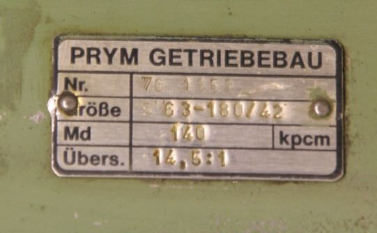 regelbarer Getriebemotor 4 kW 14-70 U/min von Prym - L75-U24-B14 – Bild 8