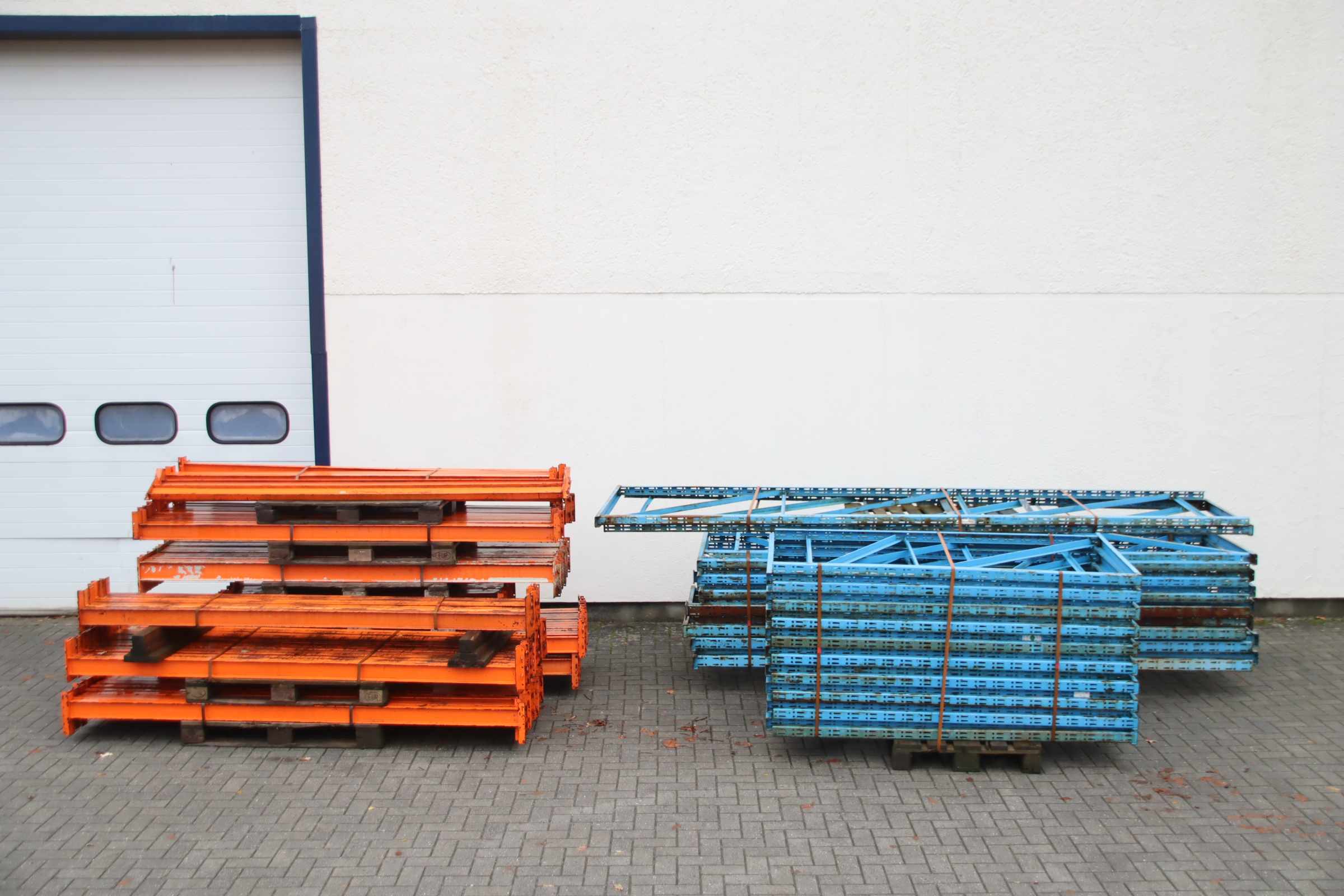 Palettenregal 34 Ständer 104 Traversen von unbekannt - Tiefe 1100 mm – Bild 3