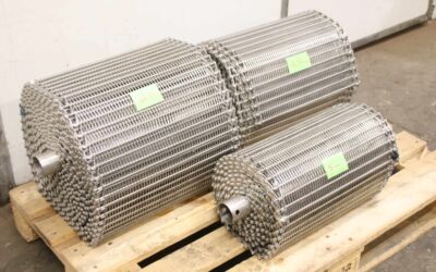 Alternative view of Förderbandgurt Gliedergurt Edelstahl 3 Rollen von Costacurta - VICO FLEX  Breite 455 mm
