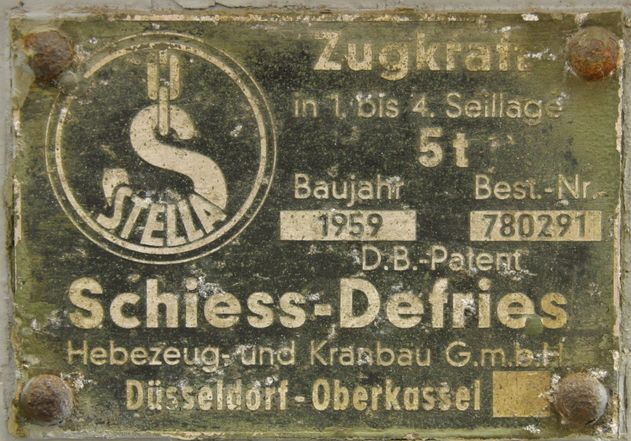 Seilwinde 5.000 kg von Schies-Defries - Handbetätigt – Bild 4