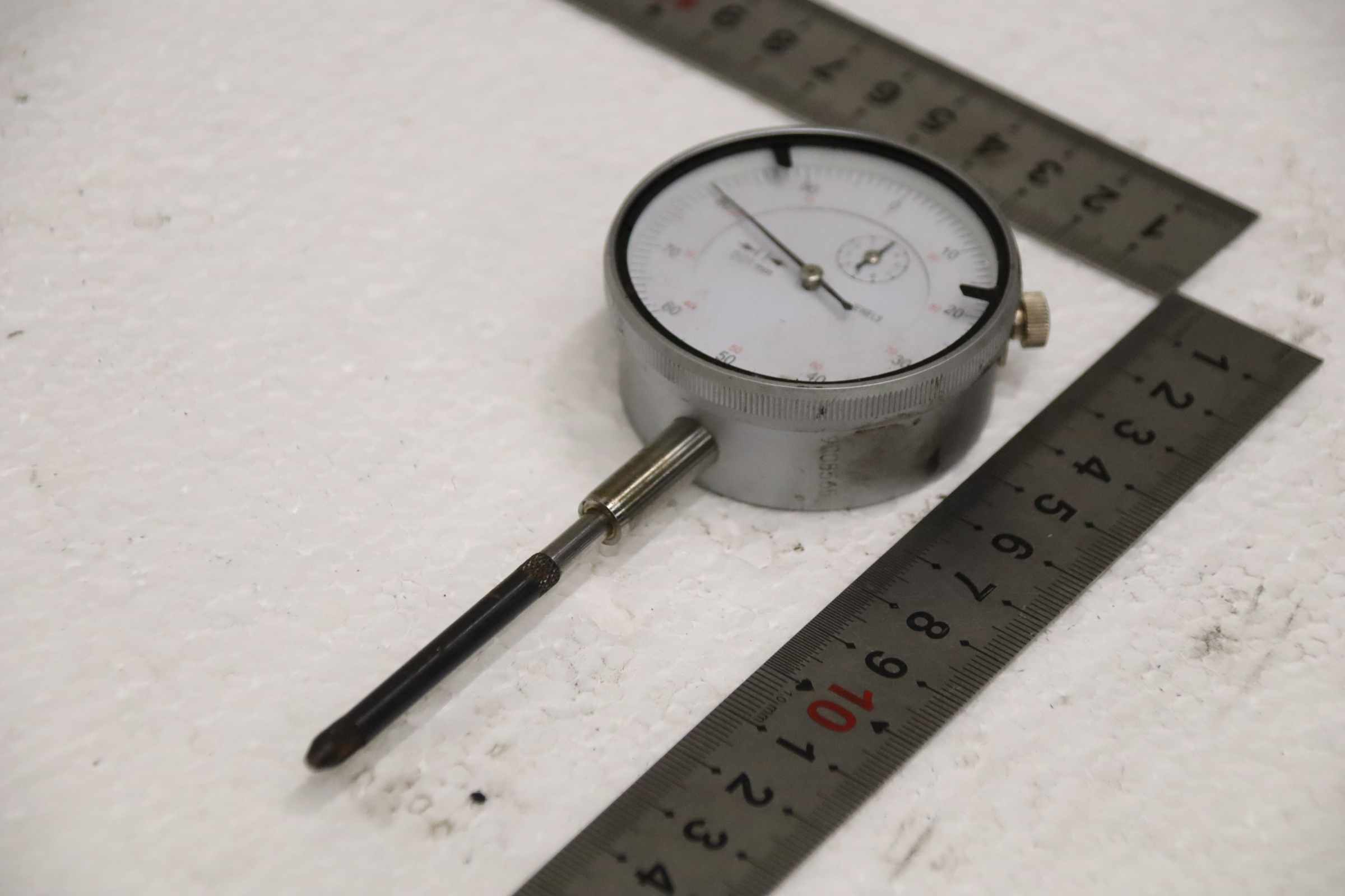 Meßuhr von Jewels - 0-10 mm 0,01 mm – Bild 2