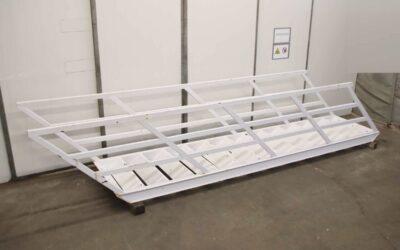 Alternative view of Stahltreppe von Stahl - 13-stufig  Höhe 2980 mm