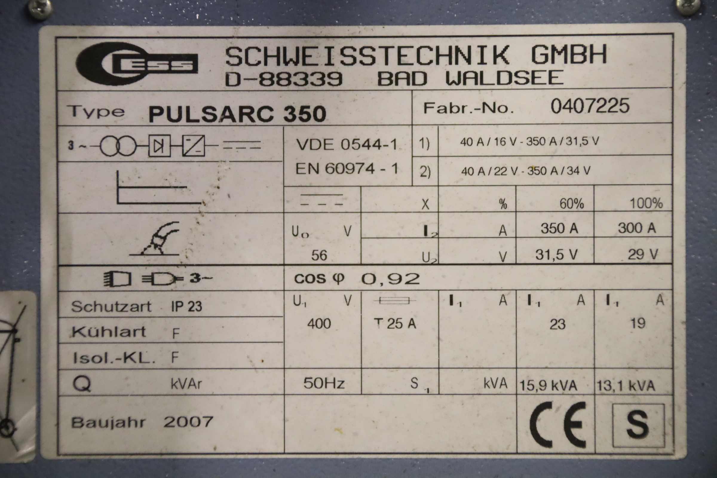 Schutzgasschweißgerät 350 A von ESS - Pulsarc 350 – Bild 4