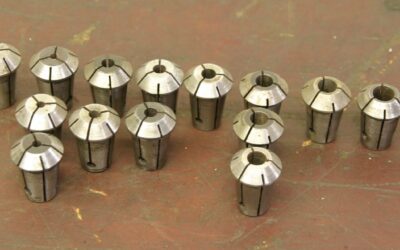 Spannzangenhülsen 15 Stück von Stahl - verschiedene Grössen